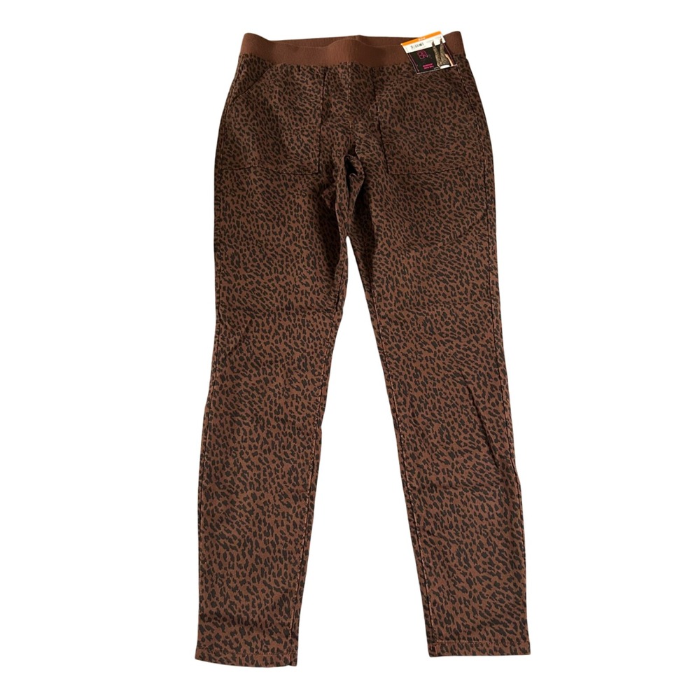 No Boundaries Mid-Rise Jegging Womens Juniors Size‎ Medium Leopard Print Pants
